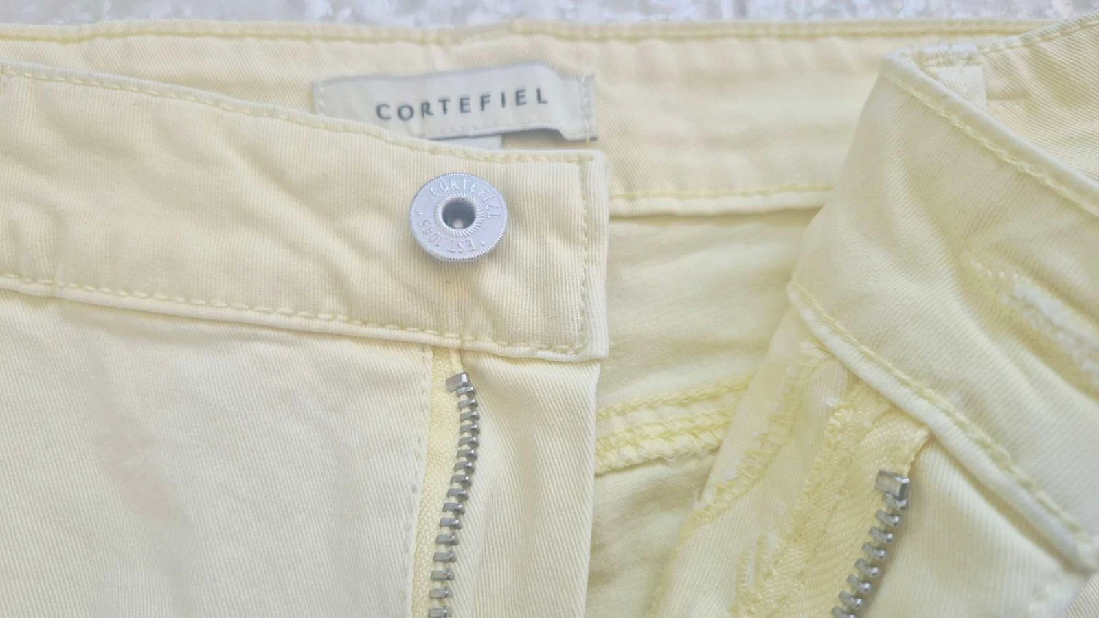 Lichte gele Cortefiel shorts 38 – photo 6